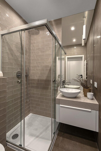 Bathroom 2, Apartio Rooms Gliwice, Gliwice City