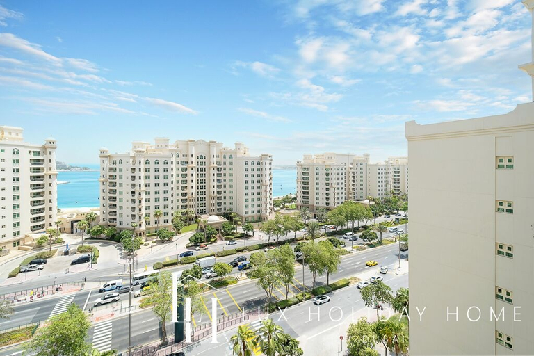 View from room, LUX The Shoreline Palm Island Penthouse, Dubai