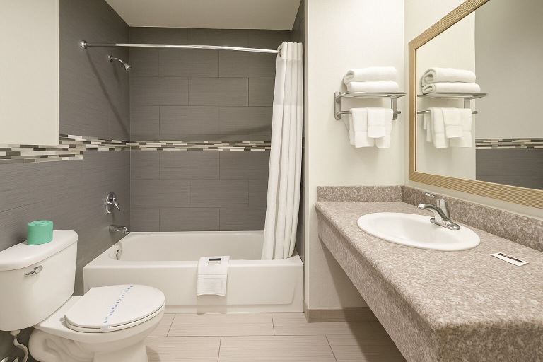 Bathroom 5, Casa Blanca Hotel - Corona, Riverside