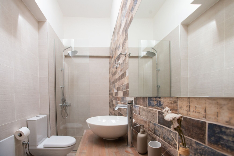 Bathroom, Mantis Seaside Houses, Peloponnese
