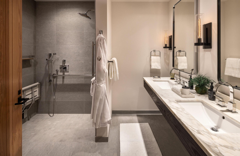 Bathroom 4, The Sylvan Lodge at Snake River Sporting Club, Teton