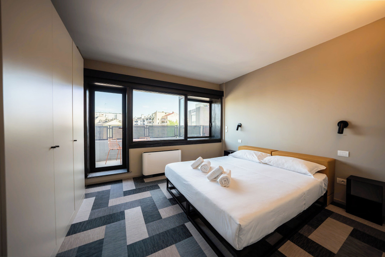 Bedroom 2, BASALTO Venice Mestre Apartments, Venezia