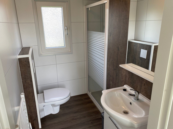 Bathroom 3, Chalet in Gelderland with Spacious Garden, Angerlo