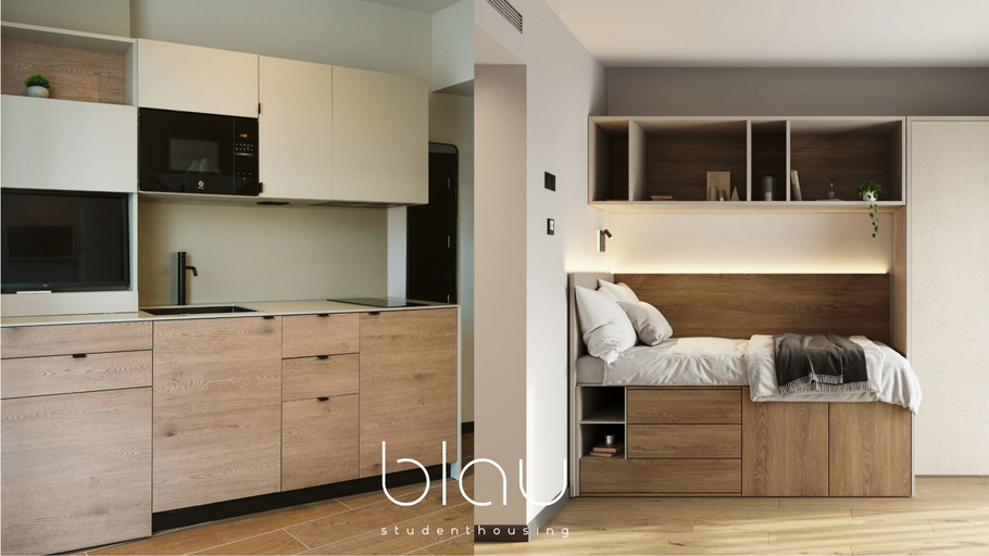 Bedroom 3, BLAU Student Housing & Language Academy, Barcelona