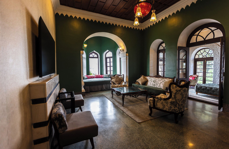 Living area 2, Amã Stays & Trails Terrance Hall , Mussoorie, Dehradun