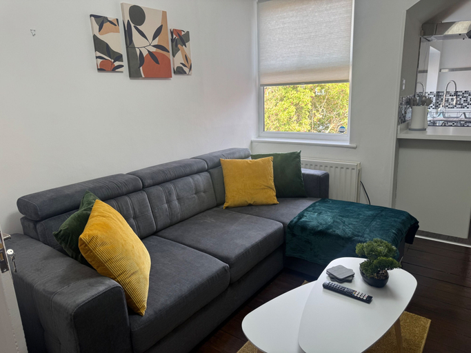 Living area 2, Apt-sleeps 6-parking-ideal for Contractors-garden, Newcastle upon Tyne
