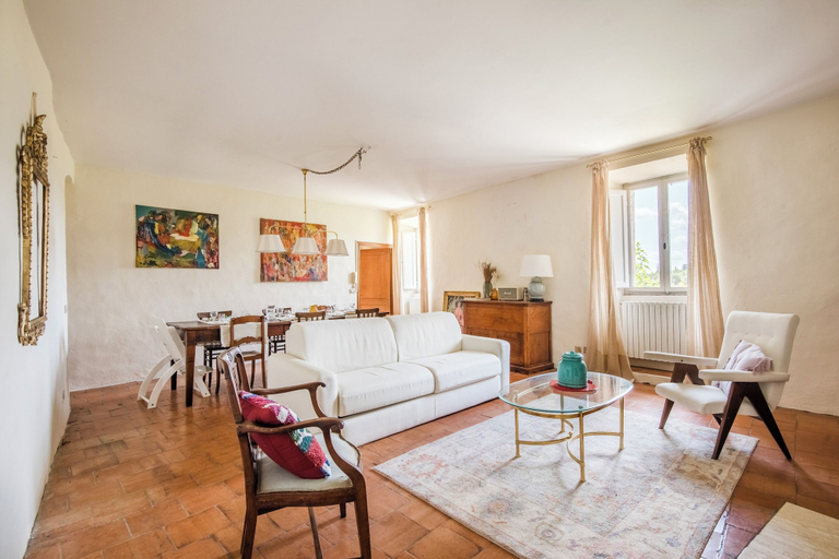 Living room 3, Family Tuscany Home Close Via Francigena, Siena