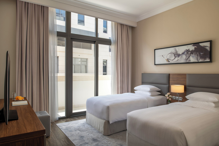 Bedroom, Marriott Executive Apartments Doha, Le Mirage City Walk, Doha