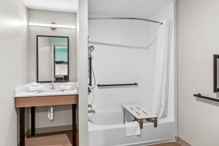 Bathroom 4, Echo Suites Sterling, Loudoun
