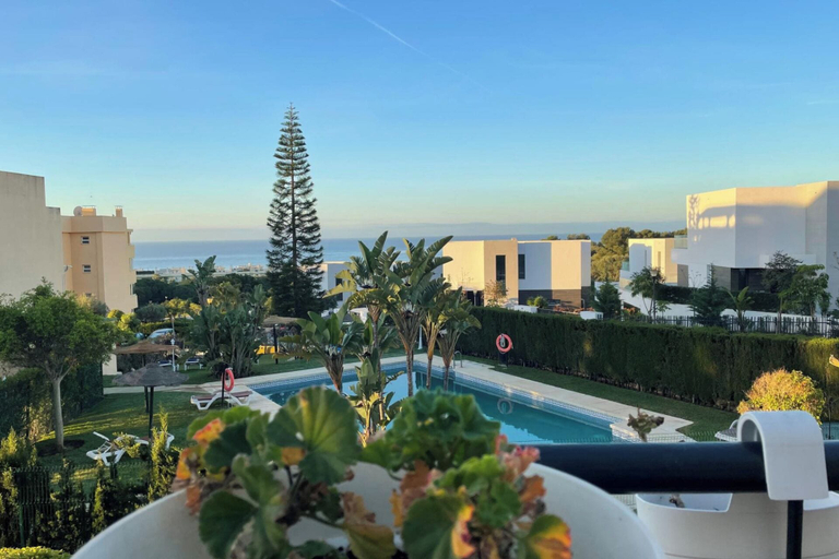 Pool, Townhouse Terrace With sea View Close to Marbella, Málaga