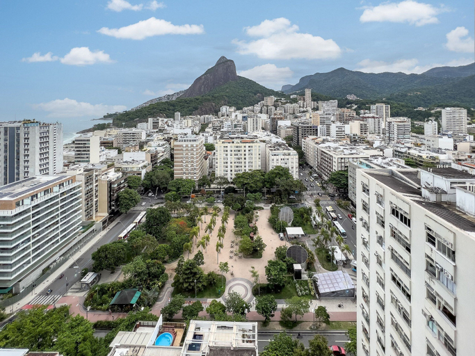 Exterior & Views 2, (1008) Apartamento com 1 Quarto e Vista para o Cristo, Rio de Janeiro