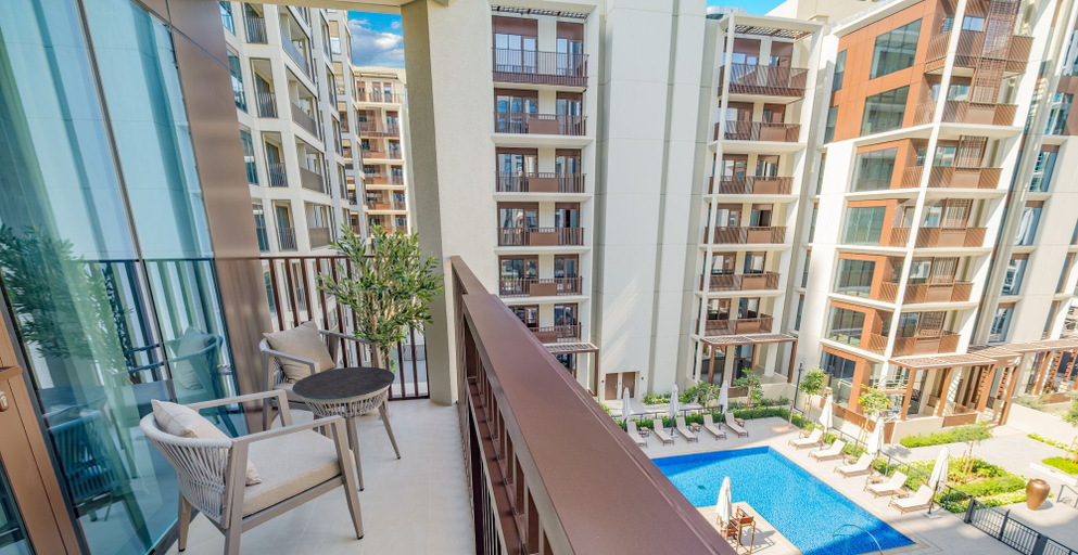 Balcony, LUX  The Dubai Creek Beach Suite, Dubai