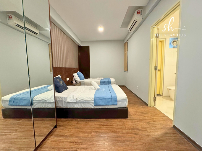 Bedroom 5, Seaview Maritime Suites by The Stay Hub, Penang Island