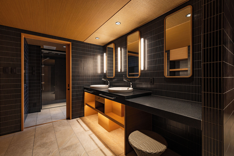 Bathroom 5, yugen kyoto shijo, Kyoto