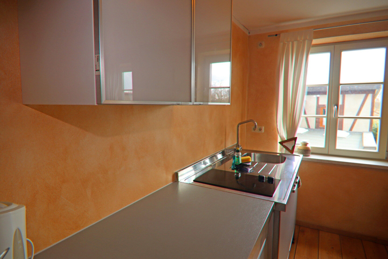 Private kitchen 4, Ferienwohnung Kogge im Zentrum von Robel, Mecklenburgische Seenplatte