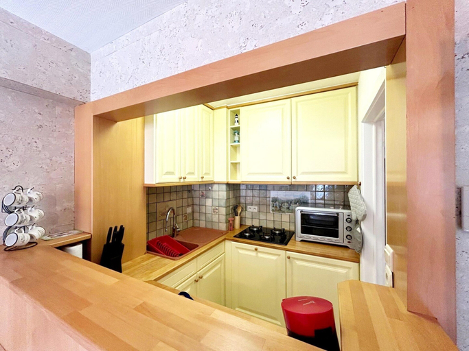 Private kitchen 3, Apartment 700 Meters From Baldus Beach, West-Vlaanderen