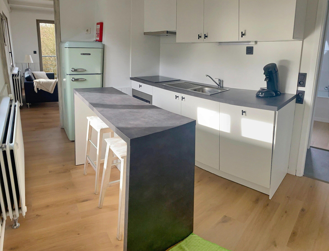 Private kitchen 4, Chalet in Weris Near Durbuy Forests, Luxembourg