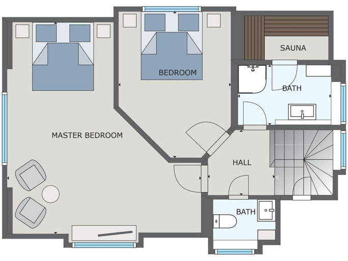Floor plan 3, Holiday Home in Fuhlendorf, Vorpommern-Rügen