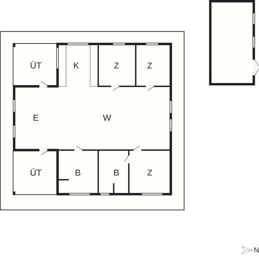 Floor plan 5, 4 Star Holiday Home in Farvang, Silkeborg