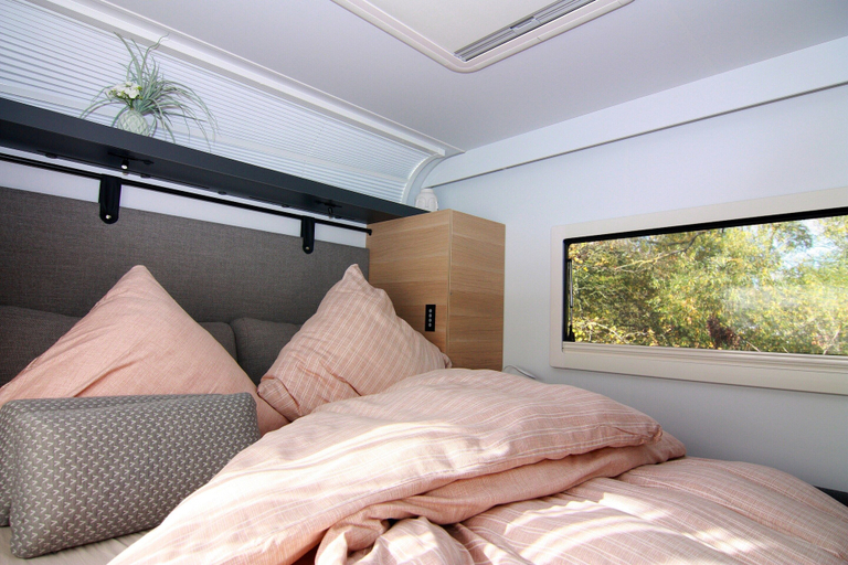Bedroom 3, Dreamer Luxus-caravan am Achterwasser, Lutow, Vorpommern-Greifswald