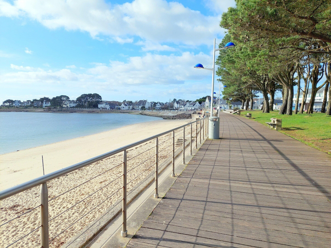 View from property 3, Apartment in Cornouaille near Sandy Beach, Finistère