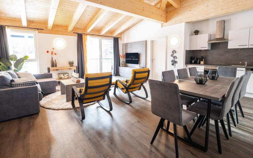 Private kitchen, Penthouse in Katschberghohe With Balcony, Tamsweg