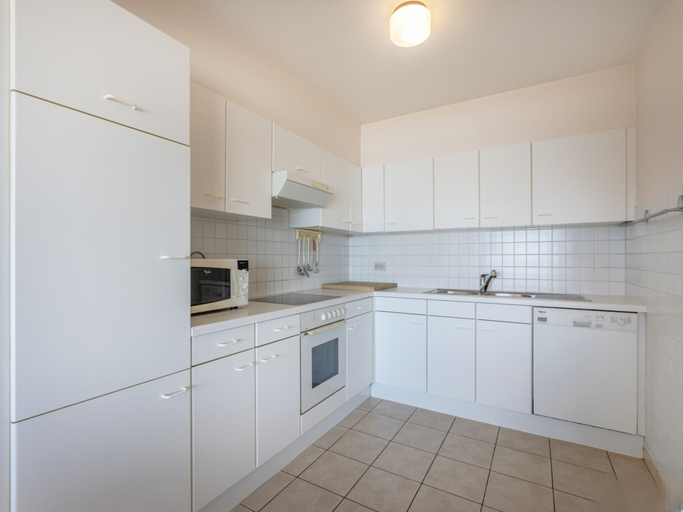 Private kitchen, Pleasant Flat on Seafront With Terrace, West-Vlaanderen