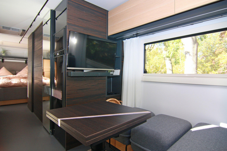 Bedroom 5, Dreamer Luxus-caravan am Achterwasser, Lutow, Vorpommern-Greifswald