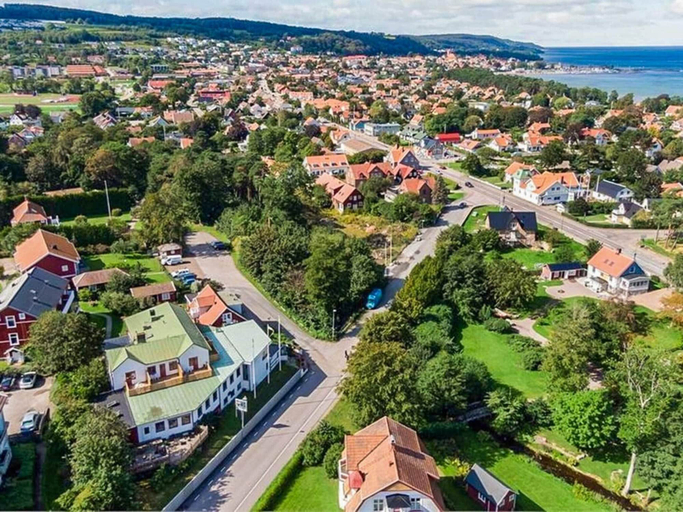 Aerial view 2, 2 Person Holiday Park Home in Bastad, Båstad
