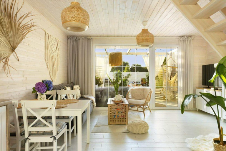 Living room 5, Beachside House in Kopan With Heated Pool, Sławno