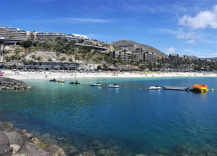 View from property 4, Beachfront Apartment in South of Gran Canaria, Las Palmas