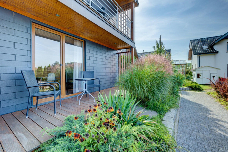 Balcony, Ground Floor Holiday Studio, Gaski, Koszalin