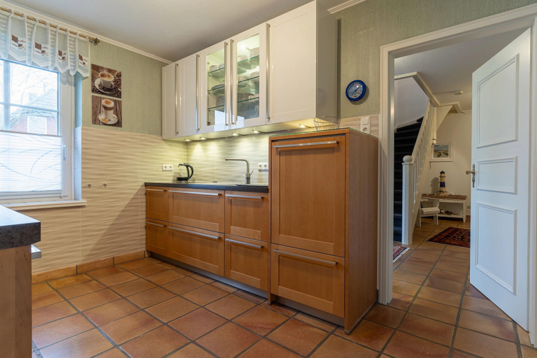 Private kitchen 4, Ferienhaus mit Sauna in St.peter-ording, Nordfriesland
