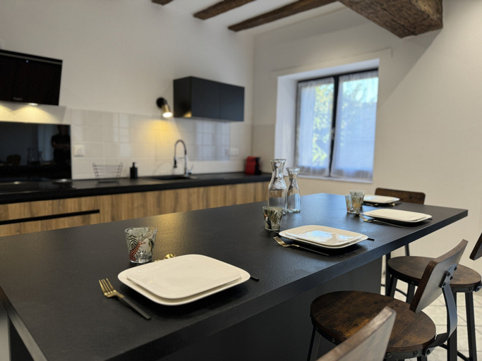 Dining 3, House in Mansigne With Fenced Garden, Sarthe