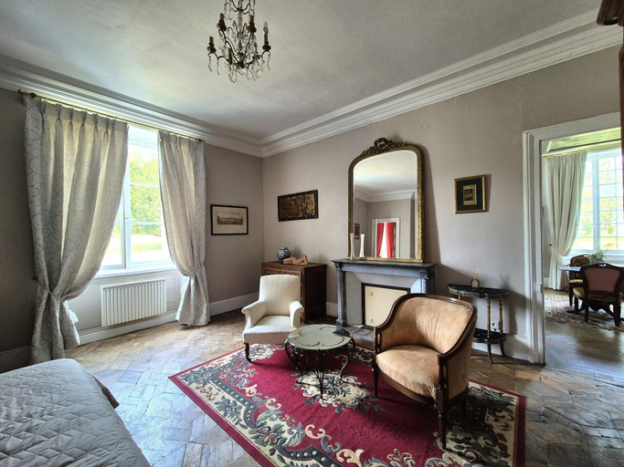 Room 3, Elegant Chateau Escape for 2 - Nature & Calm, Seine-Maritime