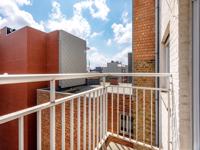 Balcony, Renovated Apartment in Koksijde With Sea-views, West-Vlaanderen