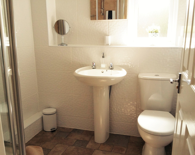 Bathroom, Modern 2 Bedroom Glasgow Apartment, Glasgow