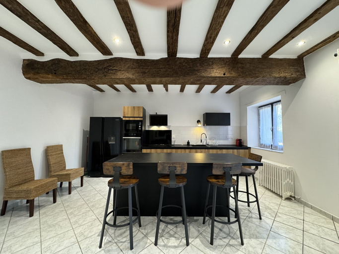 Private kitchen 5, House in Mansigne With Fenced Garden, Sarthe