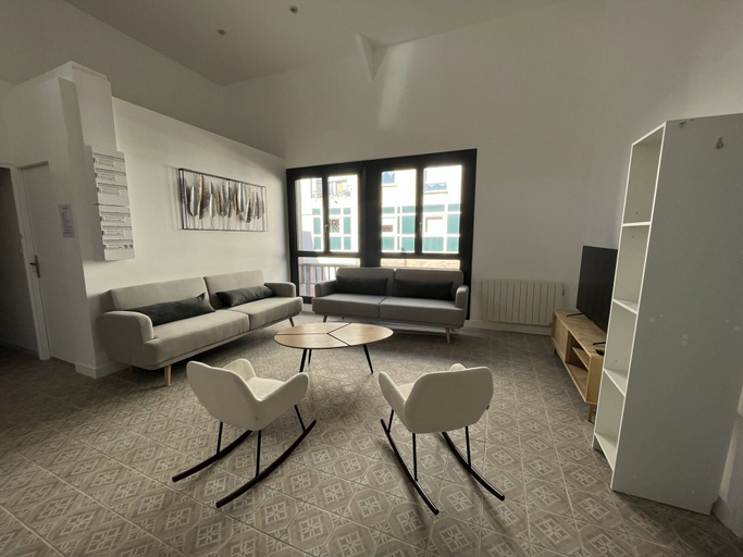 Living area, Apartment in Le Mans Near Historic Center, Sarthe