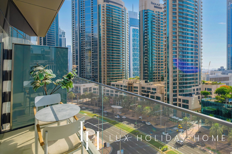 Balcony 2, LUX The Address Opera Downtown Suite, Dubai