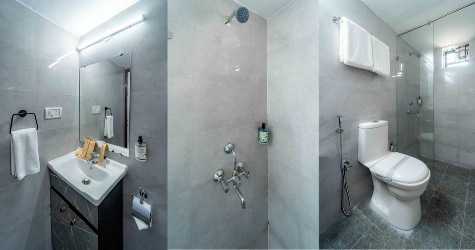 Bathroom 5, Treebo Clarissa Resort with Swimming Pool, North Goa