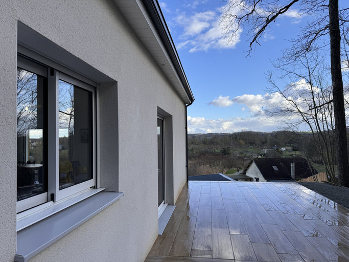 Exterior 2, Hillside Retreat With Scenic Views, Sarthe
