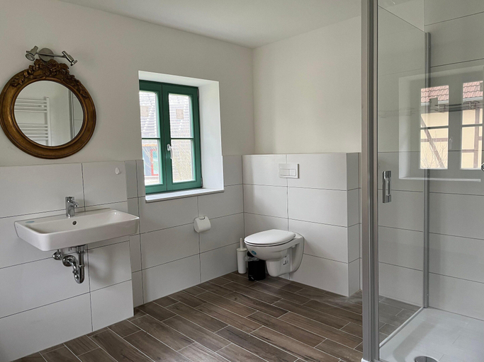 Bathroom, Eingerichtetes Ferienhaus in Wendorf, Ludwigslust-Parchim
