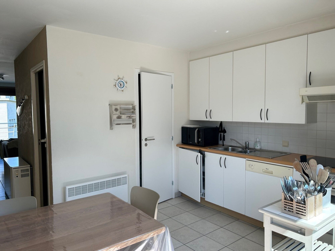 Private kitchen 5, Duplex Flat in Koksijde With sun Terraces, West-Vlaanderen