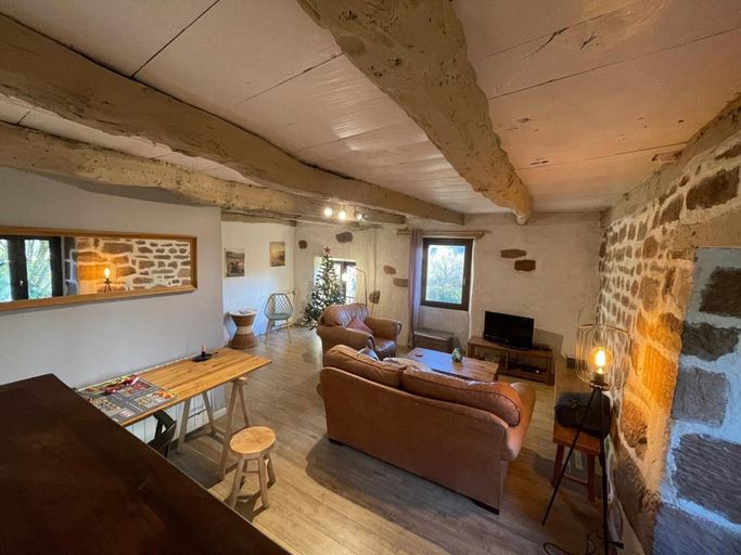 Living room 2, Cottage in Correze With Garden Views, Corrèze
