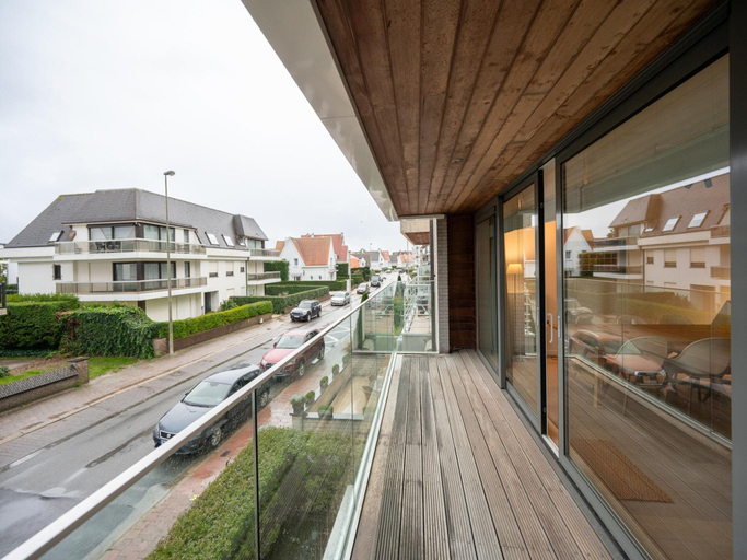 Balcony, Apartment in Knokke Near the Beach & Casino, West-Vlaanderen
