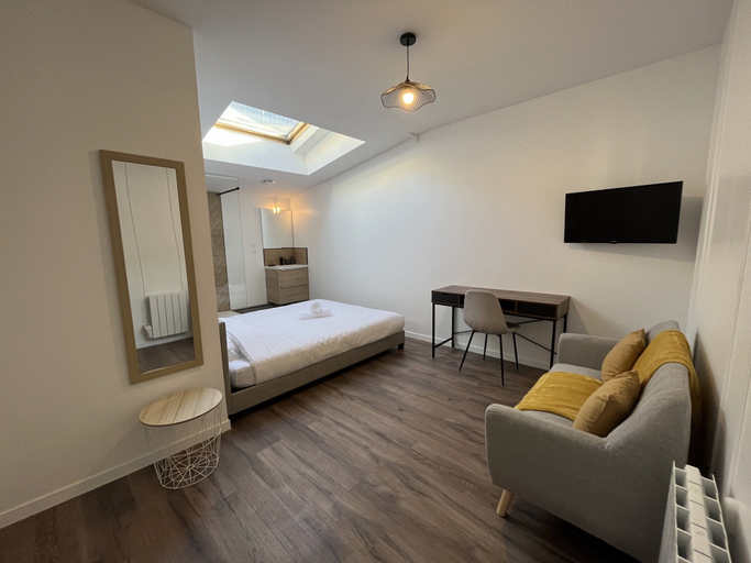 Living room 4, Apartment in Le Mans Near Historic Center, Sarthe