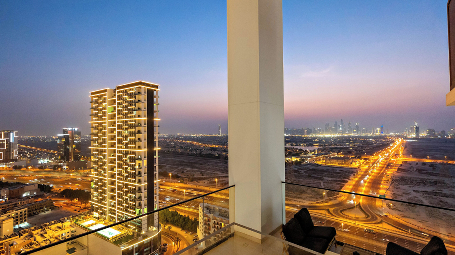 City view from property, Pure Voyage JVC, Dubai