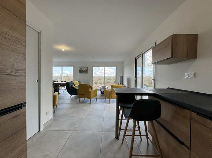 Living room 4, Hillside Retreat With Scenic Views, Sarthe
