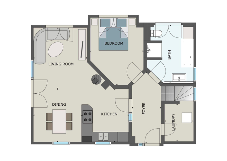 Floor plan 5, Holiday Home in Fuhlendorf, Vorpommern-Rügen